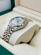 2021 Rolex Datejust 31mm 278343RBR Two-Tone Jubilee MOP Diamond Dial