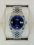 2023 Rolex Datejust 36mm 126234 Stainless Steel Jubilee Purple Dial
