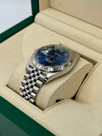 2023 Rolex Datejust 41mm 126334 Jubilee Blue Roman Numeral Dial