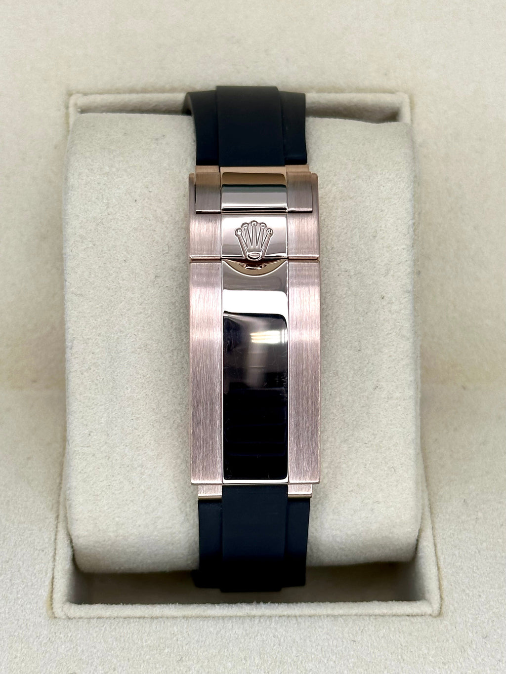 2018 Rolex Yacht-Master 40mm 116655 Oysterflex Black Dial