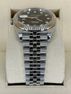 2021 Rolex Datejust 41mm 126334 Jubilee Black Diamond Dial