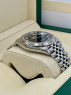 2021 Rolex Datejust 41mm 126334 Jubilee Black Diamond Dial