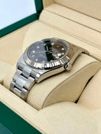 2017 Rolex Datejust II 41mm Oyster Rhodium Diamond Dial 116334