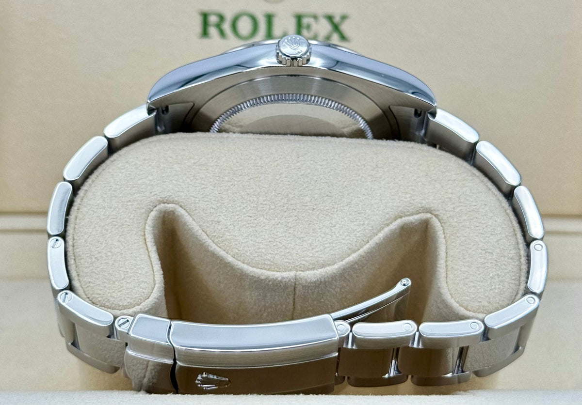 2017 Rolex Datejust II 41mm Oyster Rhodium Diamond Dial 116334