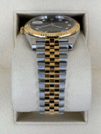 NEW 2025 Rolex Datejust 41mm 126333 Two-Tone Jubilee Black Diamond Dial