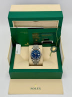 2022 Rolex Datejust 41mm 126334 Stainless Steel Jubilee Blue Dial