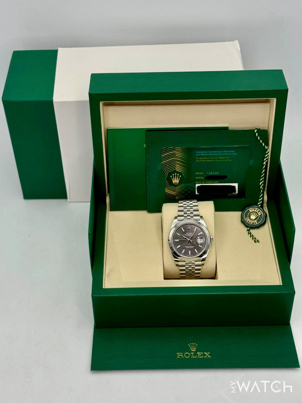 NEW 2026 Rolex Datejust 41mm 126300 Stainless Steel Jubilee Rhodium Dial