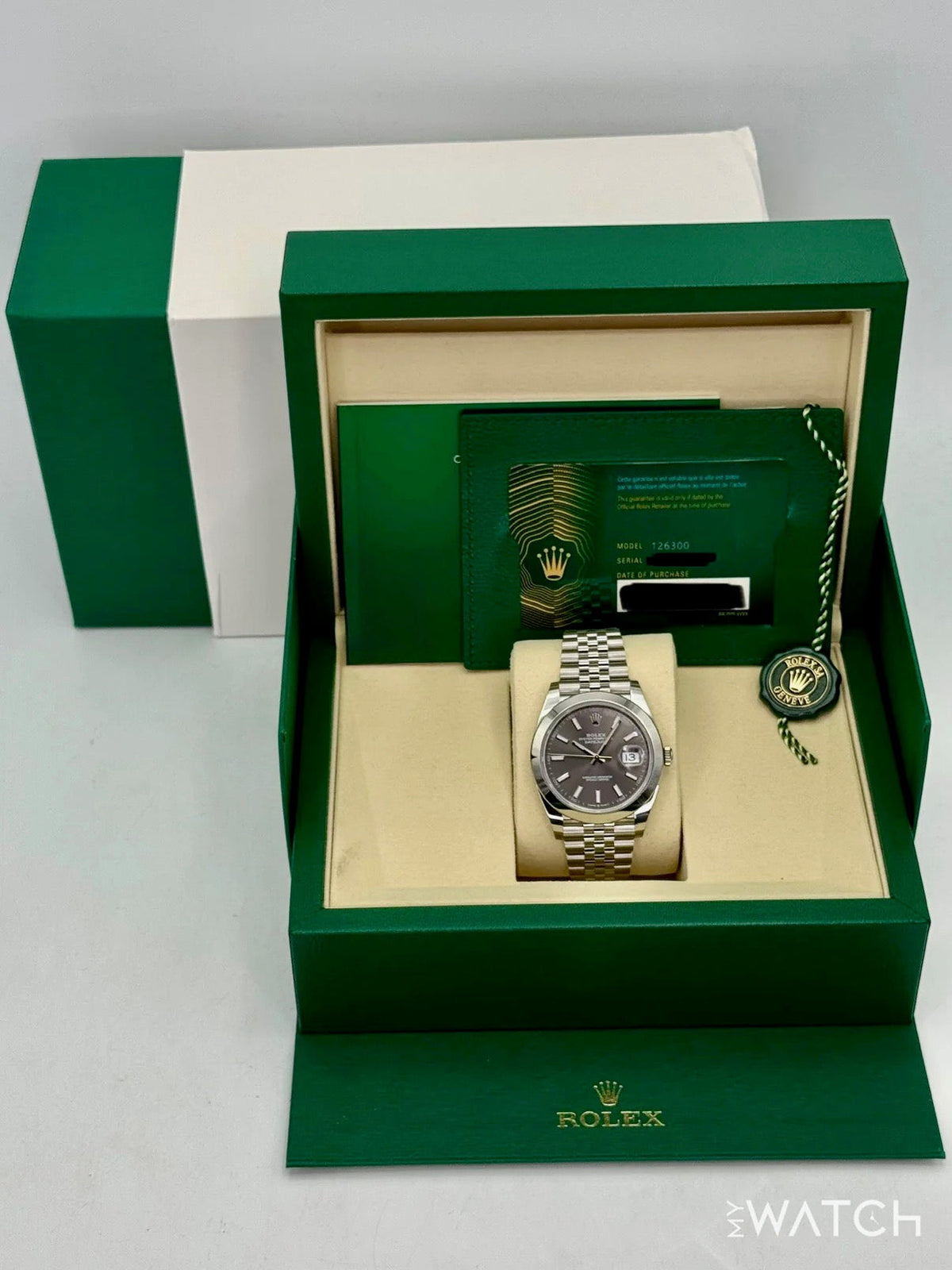 NEW 2026 Rolex Datejust 41mm 126300 Stainless Steel Jubilee Rhodium Dial