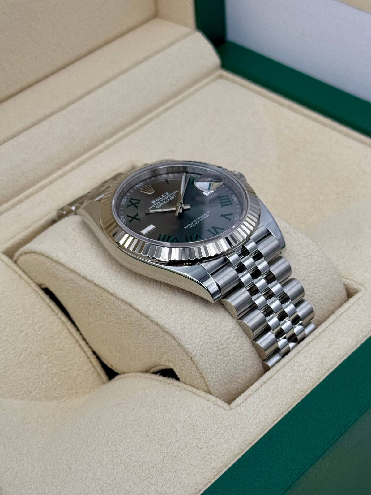 2024 Rolex Datejust 41mm 126334 Jubilee Wimbledon Dial