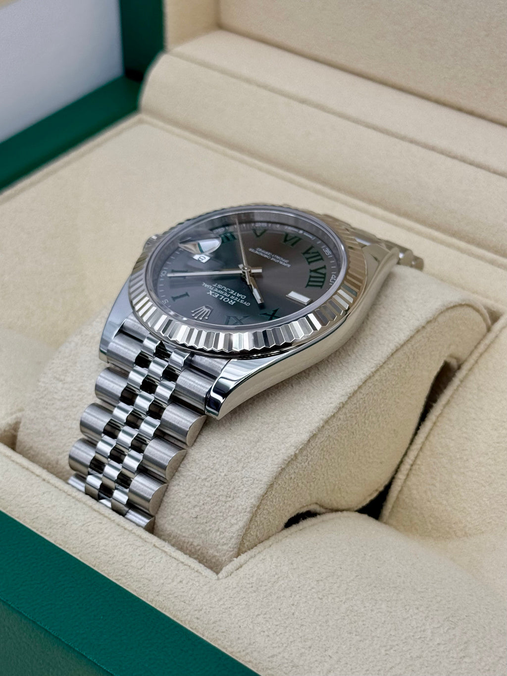 2024 Rolex Datejust 41mm 126334 Jubilee Wimbledon Dial
