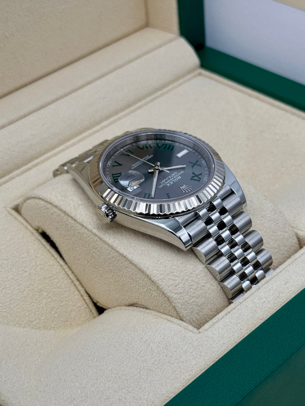 2024 Rolex Datejust 41mm 126334 Jubilee Wimbledon Dial