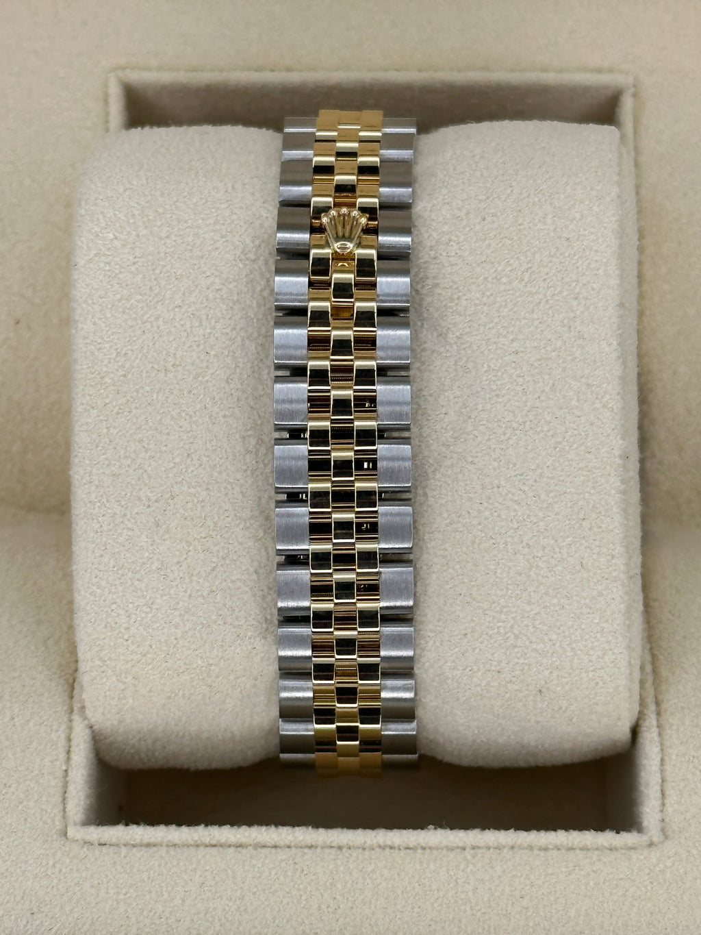 NEW 2023 Lady-Datejust 28mm 279173 Two-Tone Gold Stick Dial