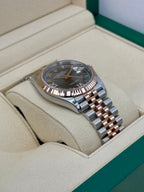 NEW 2025 Rolex Datejust 36mm 126231 Two-Tone Jubilee Slate Rhodium Diamond Dial