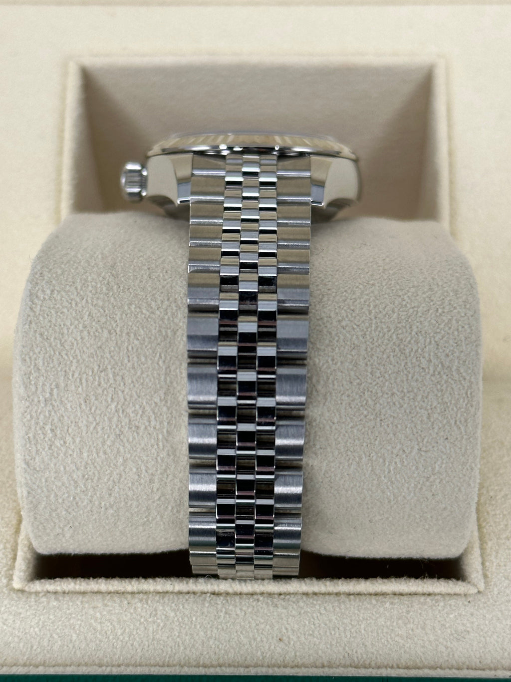 2022 Rolex Lady-Datejust 28mm 279174 Jubilee Mother of Pearl Diamond Dial