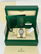 2022 Rolex Lady-Datejust 28mm 279174 Jubilee Mother of Pearl Diamond Dial