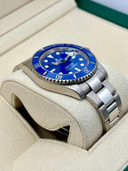 2018 Rolex Submariner "Smurf" 40mm 116619LB White Gold Blue Dial