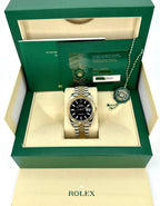 2023 Rolex Datejust 41mm 126333 Two-Tone Jubilee Black Stick Dial