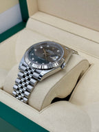 2017 Datejust 41mm 126334 Stainless Steel Jubilee Rhodium Diamond Dial