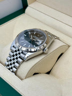 2021 Rolex Datejust 41mm 126334 Stainless Steel Jubilee Rhodium Dial