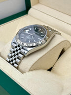 2021 Rolex Datejust 41mm 126334 Stainless Steel Jubilee Rhodium Dial