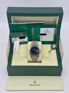 2018 Rolex Datejust 41mm 126300 Stainless Steel Jubilee Black Dial