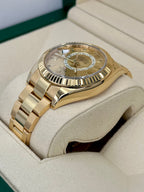 2017 Rolex Sky-Dweller 42mm 326938 Yellow Gold Oyster Champagne Dial