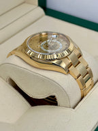 2017 Rolex Sky-Dweller 42mm 326938 Yellow Gold Oyster Champagne Dial