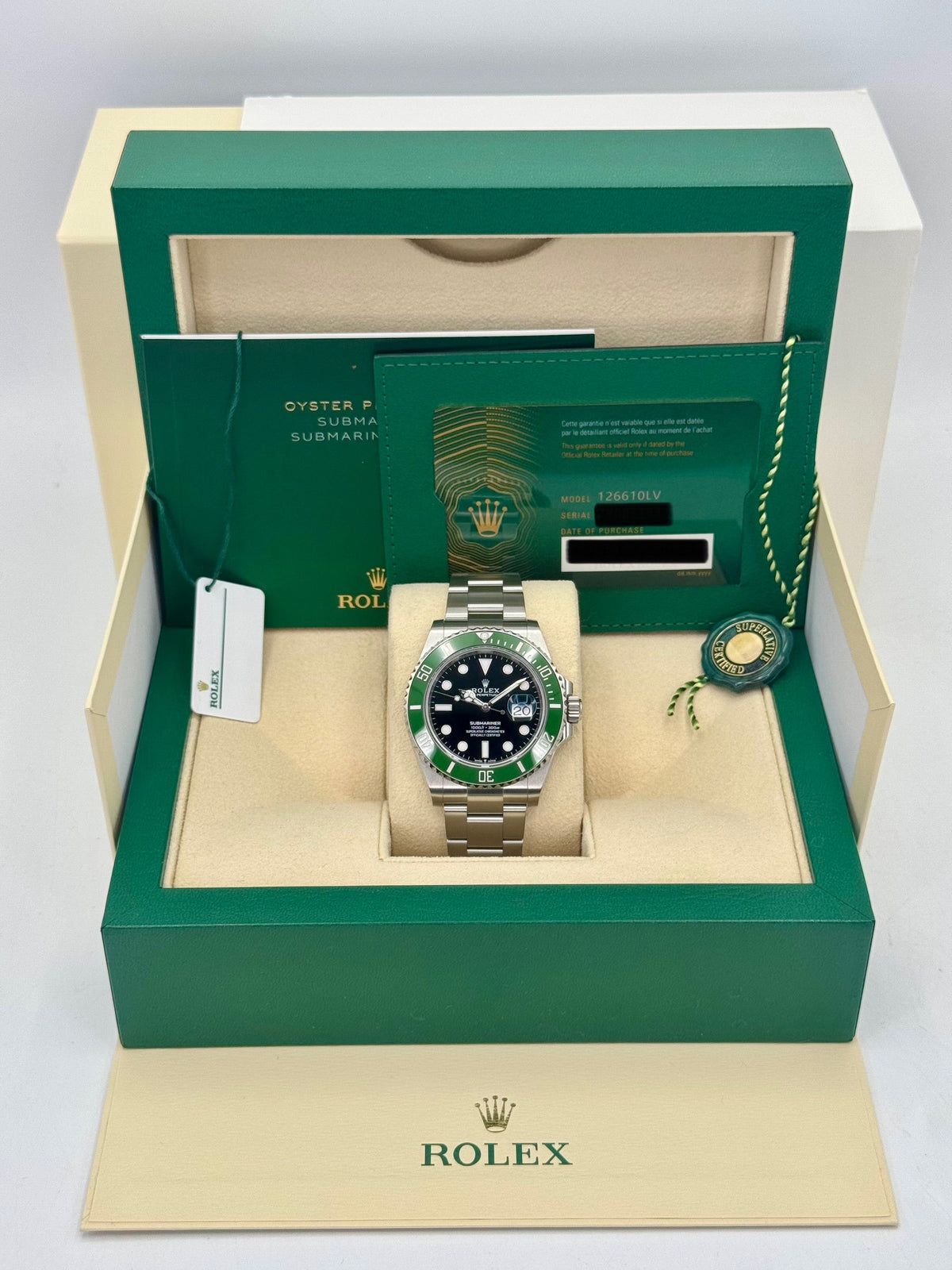 NEW 2024 Rolex Submariner "Starbucks" 41mm 126610LV Black Dial