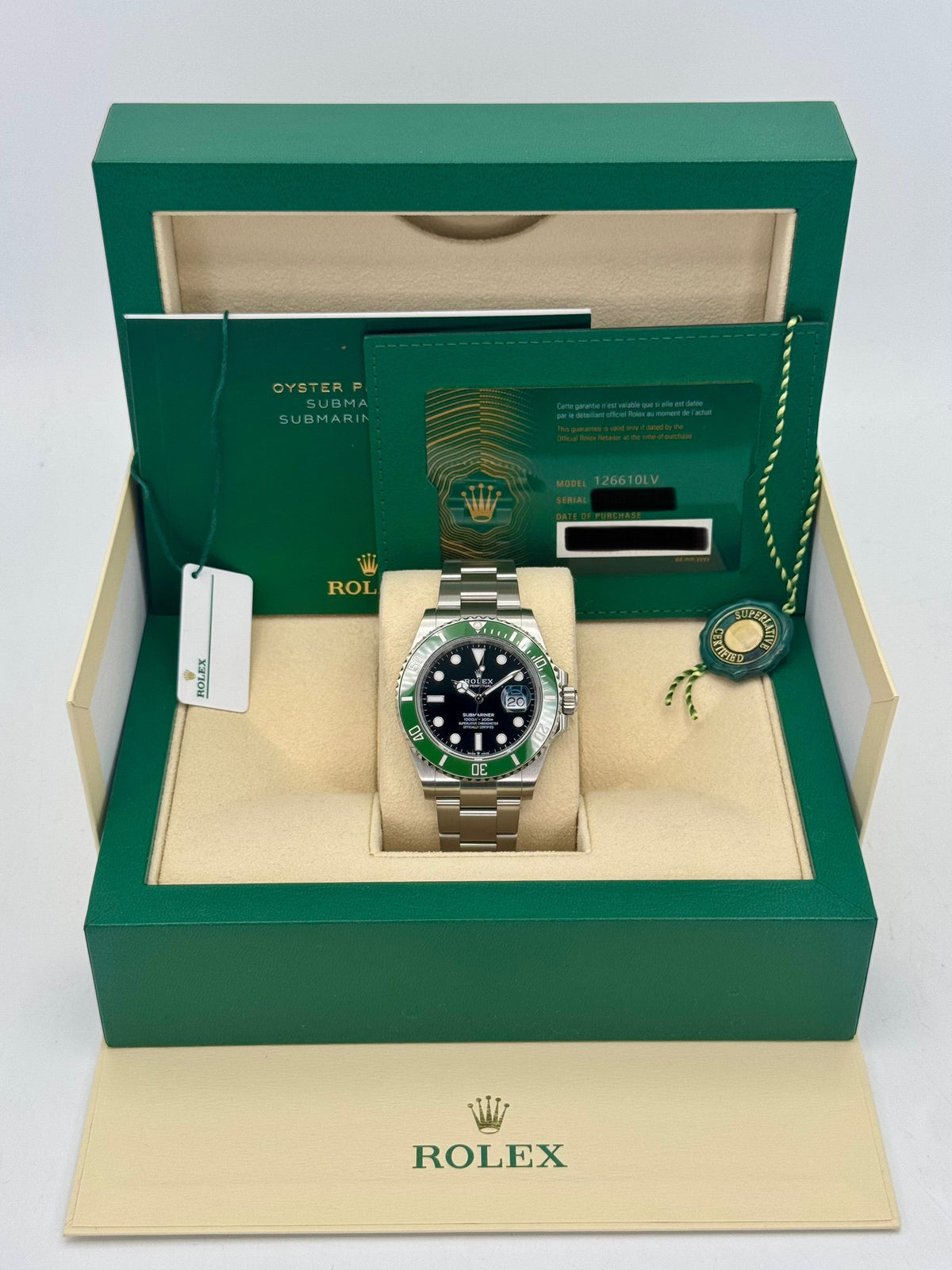 NEW 2024 Rolex Submariner "Starbucks" 41mm 126610LV Black Dial
