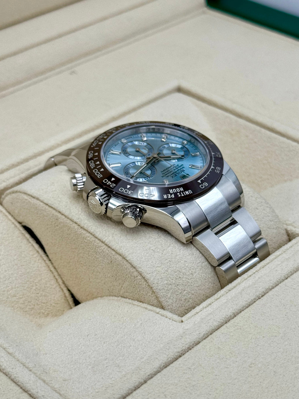 2023 Rolex Daytona 40mm 116506 Platinum Ice Blue Diamond Dial