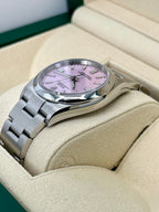 NEW 2025 Rolex Oyster Perpetual 36mm 126000 Candy Pink Dial