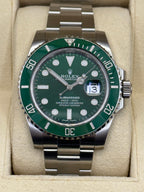 2016 Rolex Submariner "Hulk" 40mm 116610LV Green Dial