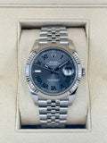 2020 Rolex Datejust 41mm 126334 Stainless Steel Jubilee Wimbledon Dial