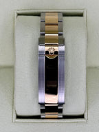 2015 Rolex Submariner 40mm 116613N Two-Tone Black Serti Diamond Dial