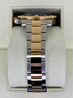 2015 Rolex Submariner 40mm 116613N Two-Tone Black Serti Diamond Dial
