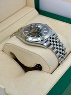 NEW Rolex 2023 Datejust 41mm 126300 Jubilee Rhodium Dial