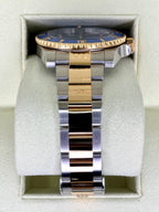 2010 Rolex Submariner "Bluesy" 40mm 116613LB Two-Tone Flat Blue Dial