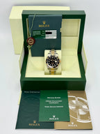 2015 Rolex Submariner 40mm 116613N Two-Tone Black Serti Diamond Dial