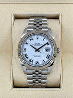 2022 Rolex Datejust 41mm 126334 Stainless Steel Jubilee White Dial