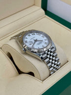 2022 Rolex Datejust 41mm 126334 Stainless Steel Jubilee White Dial