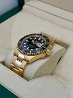 2022 Rolex Submariner 41mm 126618LN Yellow Gold Black Dial