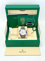 2022 Rolex Yacht-Master II 44mm 116681 Two-Tone White Dial