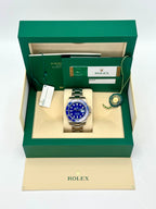 2018 Rolex Submariner "Smurf" 40mm 116619LB White Gold Blue Dial