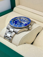 2018 Rolex Submariner "Smurf" 40mm 116619LB White Gold Blue Dial