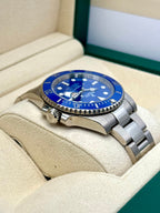 2018 Rolex Submariner "Smurf" 40mm 116619LB White Gold Blue Dial