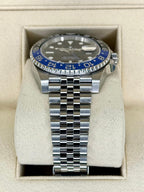 NEW 2023 Rolex GMT-Master II "Batgirl" 40mm 126710BLNR Jubilee Black Dial
