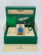 2022 Rolex Datejust 41mm 126334 Stainless Steel Jubilee Blue Dial