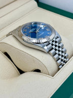 2022 Rolex Datejust 41mm 126334 Stainless Steel Jubilee Blue Dial