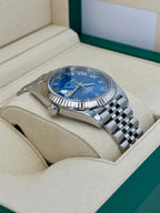 2022 Rolex Datejust 41mm 126334 Stainless Steel Jubilee Blue Dial