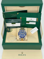 2017 Rolex Submariner "Bluesy" 40mm 116613LB Two-Tone Blue Dial